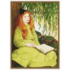 A Girl Reading Willow Tree By Jessie Willcox Smith Counted Cross Stitch Pattern -Michaels Stores 292635910065 2