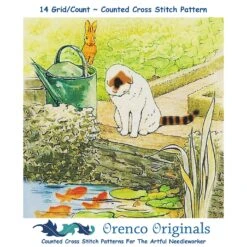 Beatrix Potter Peter Rabbit Cat Goldfish Pond Counted Cross Stitch Pattern 27 Beatrix Potter Peter Rabbit Cat Goldfish Pond Counted Cross Stitch Pattern -Michaels Stores 2932670815433 2