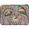 Stitch & Zip Needlepoint Purse Kit- Shells & Coral Multicolor -Michaels Stores 2932673236169