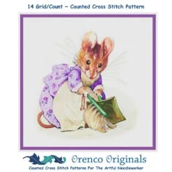 Hunca Munca Mouse Inspired By Beatrix Potter Counted Cross Stitch Pattern 27 Hunca Munca Mouse Inspired By Beatrix Potter Counted Cross Stitch Pattern -Michaels Stores 2932681530569 2