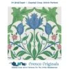 New William Morris Colorful Tulips Design Counted Cross Stitch Pattern -Michaels Stores 2932684057801