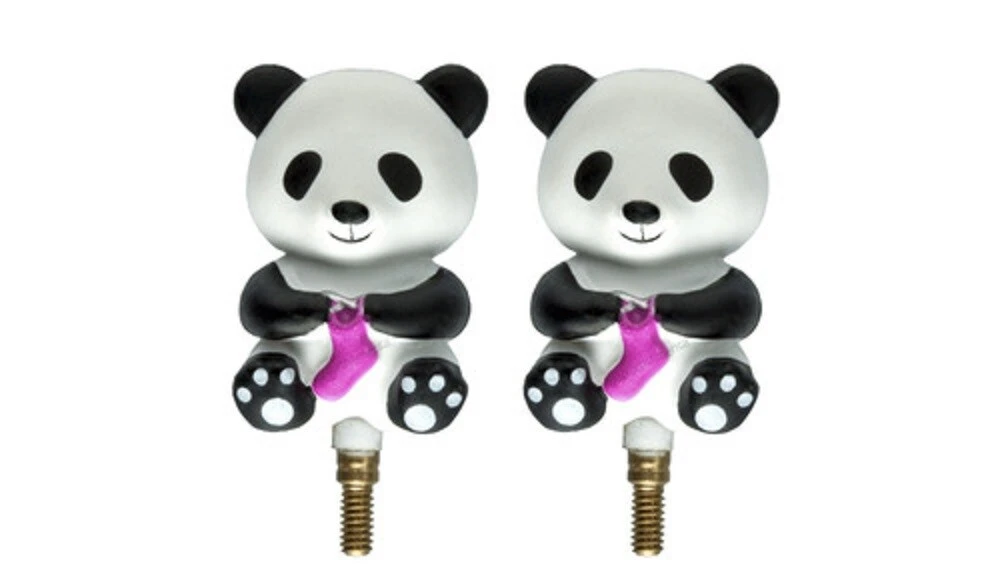 HiyaHiya Interchangeable Panda Cable Stoppers - Large Multicolor 4 HiyaHiya Interchangeable Panda Cable Stoppers - Large Multicolor - Image 2
