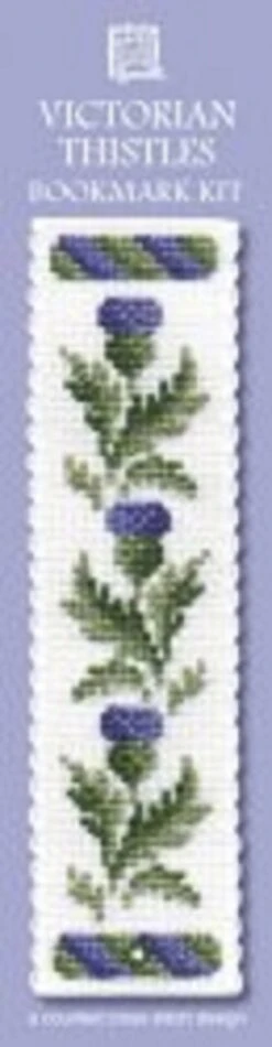 Victorian Thistle Bookmark - Cross Stitch Kit Multicolor 7 Victorian Thistle Bookmark - Cross Stitch Kit Multicolor -Michaels Stores 2976536227497 2