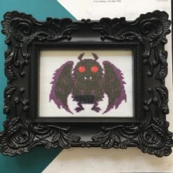 Mothman Counted Cross Stitch DIY KIT Intermediate 11 Mothman Counted Cross Stitch DIY KIT Intermediate -Michaels Stores 2976537108505 1