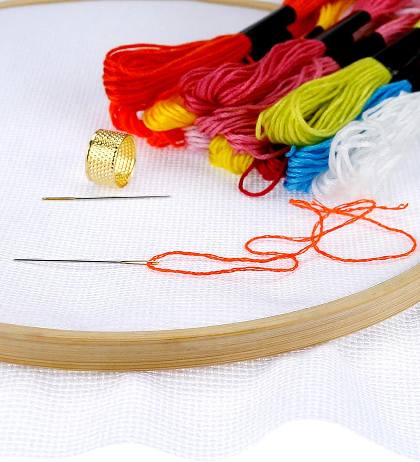 2 Pieces 14 Count Big Size White Aida Cross Stitch Fabric, Classic Reserve Aida Cloth 16 2 Pieces 14 Count Big Size White Aida Cross Stitch Fabric, Classic Reserve Aida Cloth - Image 14