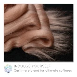 CASHMERE INDULGENCE BLEND Of Superfine Merino, Mulberry Silk And A Touch Of Cashmere Fiber, Spinning, Felting & Blending. Pashmina -Michaels Stores 311284812978704 2