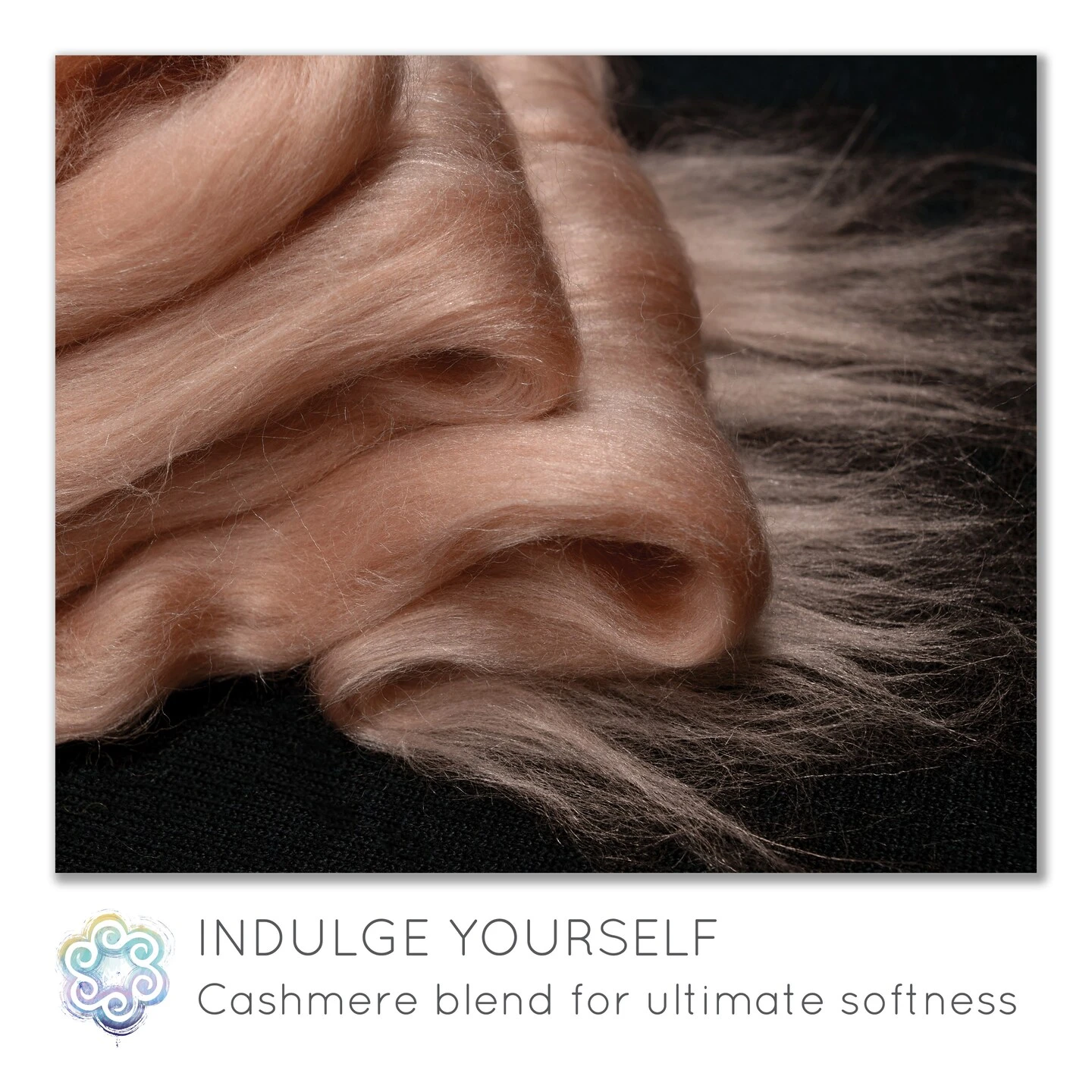 CASHMERE INDULGENCE BLEND Of Superfine Merino, Mulberry Silk And A Touch Of Cashmere Fiber, Spinning, Felting & Blending. Hush Hush 6 CASHMERE INDULGENCE BLEND Of Superfine Merino, Mulberry Silk And A Touch Of Cashmere Fiber, Spinning, Felting & Blending. Hush Hush - Image 4