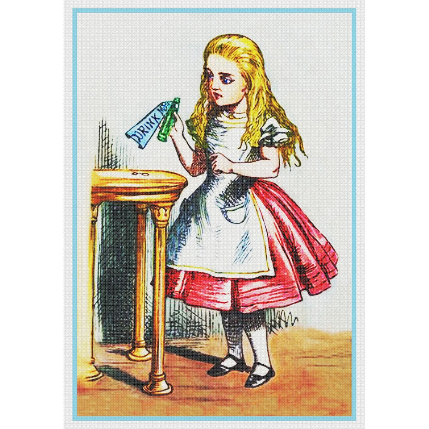 Alice From Alice In Wonderland By Sir John Tenniel Counted Cross Stitch Pattern 9 Alice From Alice In Wonderland By Sir John Tenniel Counted Cross Stitch Pattern - Image 7