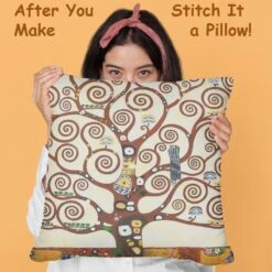 Art Nouveau Gustav Klimt Tree Of Life Detail Counted Cross Stitch Pattern 25 Art Nouveau Gustav Klimt Tree Of Life Detail Counted Cross Stitch Pattern -Michaels Stores 3415050518641 1