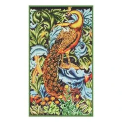 Woodland Peacock By Arts And Crafts Movement Founder William Morris Counted Cross Stitch Chart -Michaels Stores 3415067850673 1