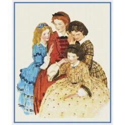 Alcott Little Women Sisters By Jessie Willcox Smith Counted Cross Stitch Pattern -Michaels Stores 3415087226801 1