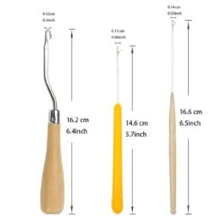 9 Pcs Bent Latch Hook Crochet Needle Set Dreadlocks Tool Crochet Hooks Hair Locking Tool For Hair Extension Braid Carpet Making And Other Craft 30 9 Pcs Bent Latch Hook Crochet Needle Set Dreadlocks Tool Crochet Hooks Hair Locking Tool For Hair Extension Braid Carpet Making And Other Craft -Michaels Stores 34476346611760 2
