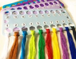 Hyamass 10pcs Embroidery Floss Organizer Cross Stitch Thread Holder Storage Tool Needlework Project Card -Michaels Stores 34476771022896 2