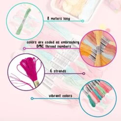 Embroidery Thread | Rainbow Themed Floss 20 Embroidery Thread | Rainbow Themed Floss -Michaels Stores 348413377889584 1