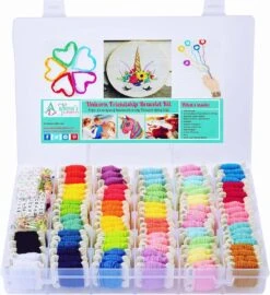 Embroidery Floss, Friendship Bracelet String Kit - 276Pcs Thread And Accessories - Perfect For Bracelet Making & DIY Embroidery Projects | Bonus Accessories Included- Supplies -Michaels Stores 348413487326512 1