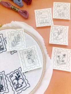 Botanical Stamps - Peel Stick And Stitch Hand Embroidery Patterns -Michaels Stores 358146754711760 1