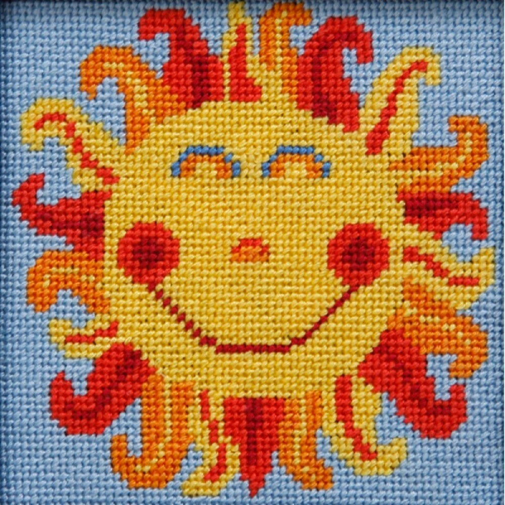 Sun - Needlepoint Kit Multicolor 3 Sun - Needlepoint Kit Multicolor