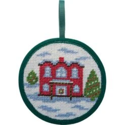 Alice Peterson Stitch-Ups Needlepoint Ornament Kit- Red House Multicolor -Michaels Stores 3587528654665 2