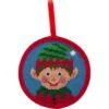 Alice Peterson Stitch-Ups Boy Elf Needlepoint Ornament Kit Multicolor -Michaels Stores 3587533897545