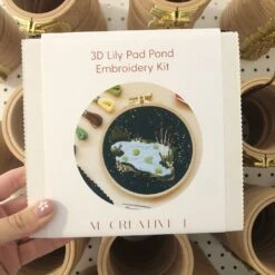 3D Lily Pad Pond - Advanced Hand Embroidery DIY Craft Kit 22 3D Lily Pad Pond - Advanced Hand Embroidery DIY Craft Kit -Michaels Stores 363453515582112