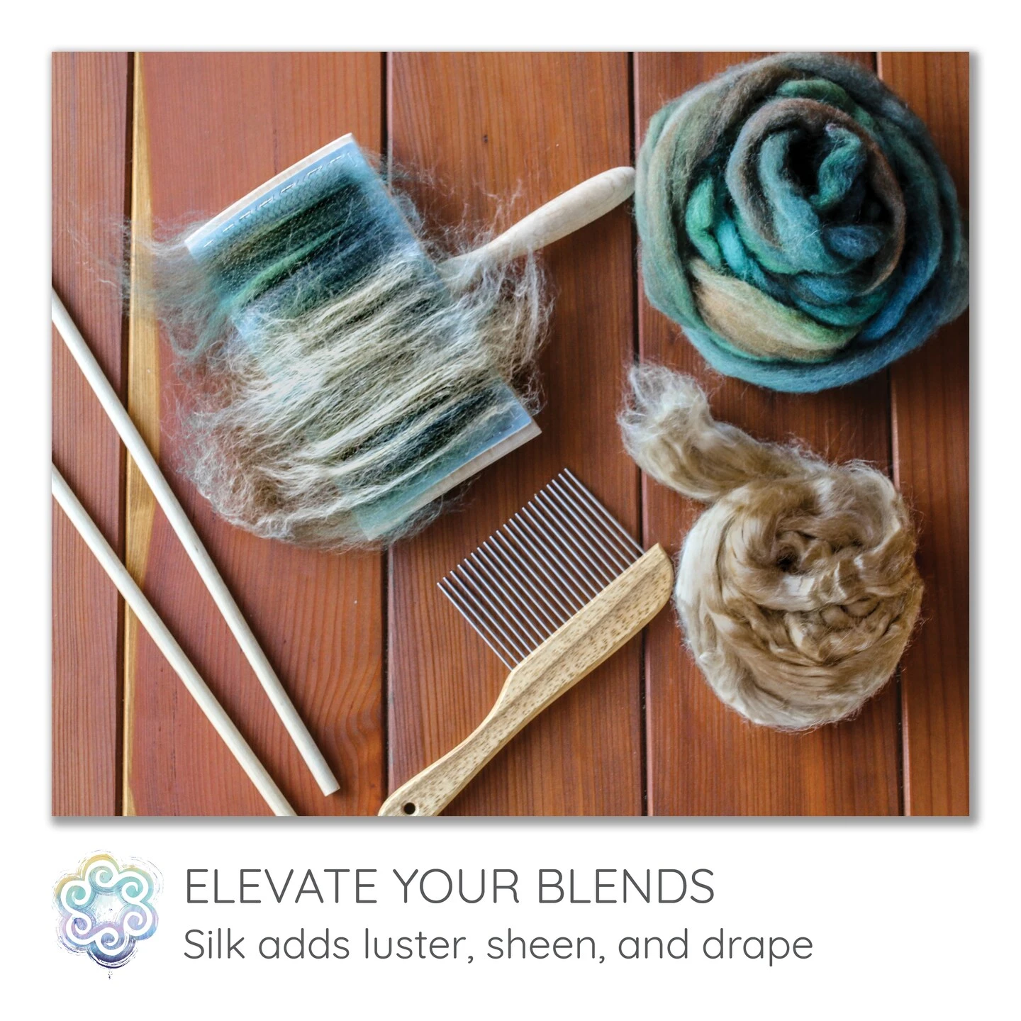 2oz Muga Silk Fiber: Premium Grade Natural Gold Undyed Combed Top Roving For Spinning, Blending, Felting, Dyeing, Weaving, Paper Making. 10 2oz Muga Silk Fiber: Premium Grade Natural Gold Undyed Combed Top Roving For Spinning, Blending, Felting, Dyeing, Weaving, Paper Making. - Image 8