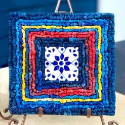 Graffiti Blues Studio Trivet Locker Hooking Kit -Michaels Stores 376255209298528 2