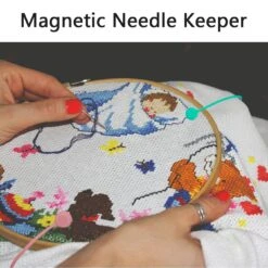 4 Pcs Needle Minders Magnetic Cross Stitch Fabric Clips, Macron Color Magnetic Needle Minder, Perfect Cross-Stitch Embroidery And Needlework Accessories, Ideal Gift For Craft Enthusiasts 35 4 Pcs Needle Minders Magnetic Cross Stitch Fabric Clips, Macron Color Magnetic Needle Minder, Perfect Cross-Stitch Embroidery And Needlework Accessories, Ideal Gift For Craft Enthusiasts -Michaels Stores 37916354304048 2