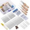 Needle Felting Needles, 104 Pcs Needle Felting Kit, 4 Sizes 4 Types Felting Needles, Triangle, Star, Cone, Spiral, Needle Felting Supplies, Needle Felting Tools, 36/38/40/42 Gauge 1 Needle Felting Needles, 104 Pcs Needle Felting Kit, 4 Sizes 4 Types Felting Needles, Triangle, Star, Cone, Spiral, Needle Felting Supplies, Needle Felting Tools, 36/38/40/42 Gauge -Michaels Stores 37916487473200