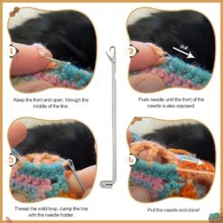 7 Pcs Latch Crochet Hooks Sewing Needles DIY Weave Knitting Tools For Revamping Sweater Or Socks 37 7 Pcs Latch Crochet Hooks Sewing Needles DIY Weave Knitting Tools For Revamping Sweater Or Socks -Michaels Stores 37916953040944 2