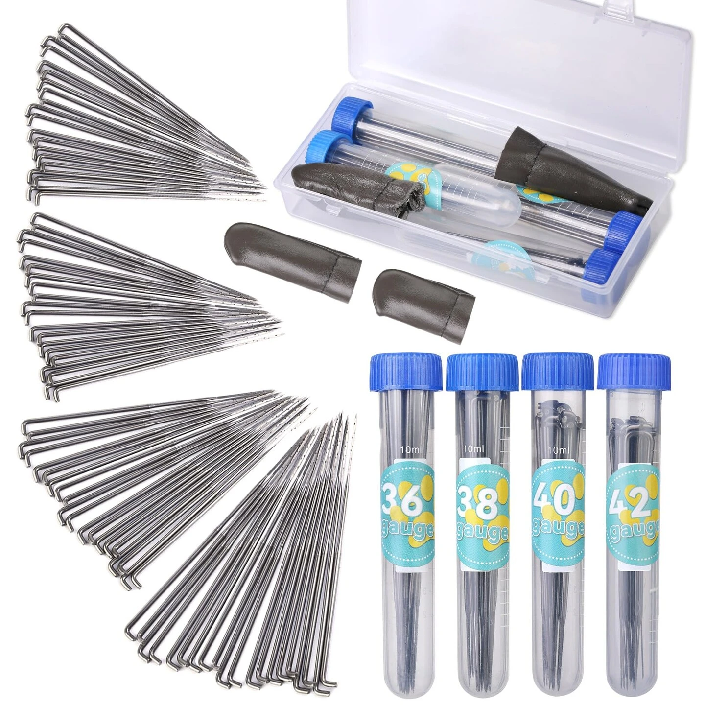 80PCS Needle Felting Needles, 4 Sizes Wool Felting Needles, Needle Felting Tools Supplies Kit With Felting Needles Fingercots Storage Box For DIY Wool Felting Crafts 15 80PCS Needle Felting Needles, 4 Sizes Wool Felting Needles, Needle Felting Tools Supplies Kit With Felting Needles Fingercots Storage Box For DIY Wool Felting Crafts - Image 13