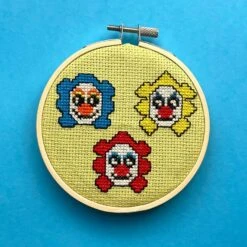 Carnival Clowns Counted Cross Stitch Kit 13 Carnival Clowns Counted Cross Stitch Kit -Michaels Stores 3801336119743 2