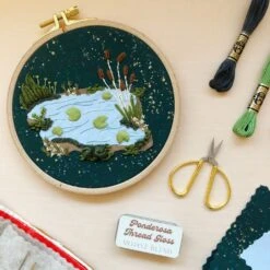 3D Lily Pad Pond - Advanced Hand Embroidery DIY Craft Kit 30 3D Lily Pad Pond - Advanced Hand Embroidery DIY Craft Kit -Michaels Stores 380291934866080 1