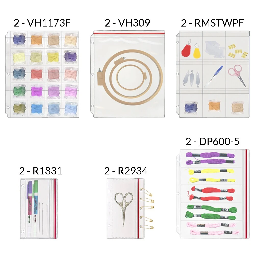 StoreSMART - Embroidery / Cross Stitch Storage Variety Pack - 12 Pieces 3 StoreSMART - Embroidery / Cross Stitch Storage Variety Pack - 12 Pieces