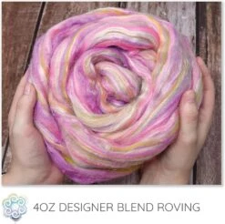 Designer Blend Merino, Tencel, Sari Silk, And Nylon Roving For Spinning And Felting. Fancy, Colorful, Exotic - Limited Edition. Tea Party -Michaels Stores 406119312785424 1