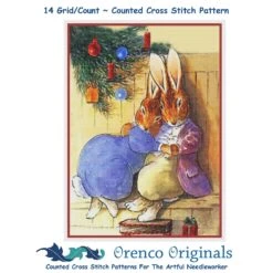 Bunny Hug At Christmas Beatrix Potter Counted Cross Stitch Pattern 17 Bunny Hug At Christmas Beatrix Potter Counted Cross Stitch Pattern -Michaels Stores 406120121205216 2