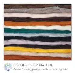 Needle Felting Wool, Large Size. Animal Colors & White Core Wool. Premium Carded Wool For Felting, Spinning, Blending. Craft Roving Variety Pack, Critter Colors 23 Needle Felting Wool, Large Size. Animal Colors & White Core Wool. Premium Carded Wool For Felting, Spinning, Blending. Craft Roving Variety Pack, Critter Colors -Michaels Stores 409268162316560