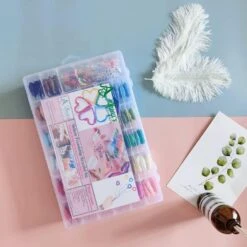 Embroidery Floss - 276 Pcs Cross Stitch Thread And Accessories - Perfect For Bracelet Making & DIY Embroidery Projects | Bonus Accessories Included -Michaels Stores 412097764238640 2