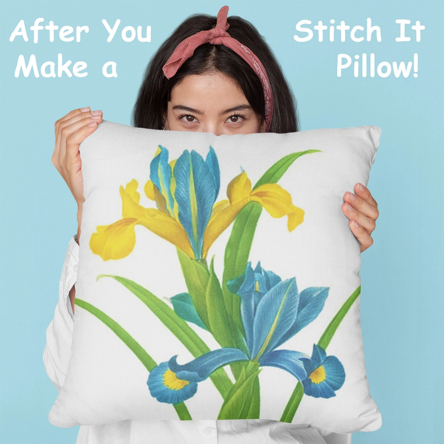 Orenco Originals Redoute Blue Yellow Iris Flower -Square Counted Cross Stitch Pattern 6 Orenco Originals Redoute Blue Yellow Iris Flower -Square Counted Cross Stitch Pattern - Image 4