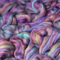 Designer Blend Superfine Merino And Stellina Top Roving. Fancy, Colorful, Exotic - Limited Edition. Fata Morgana 25 Designer Blend Superfine Merino And Stellina Top Roving. Fancy, Colorful, Exotic - Limited Edition. Fata Morgana -Michaels Stores 416226340519888 1