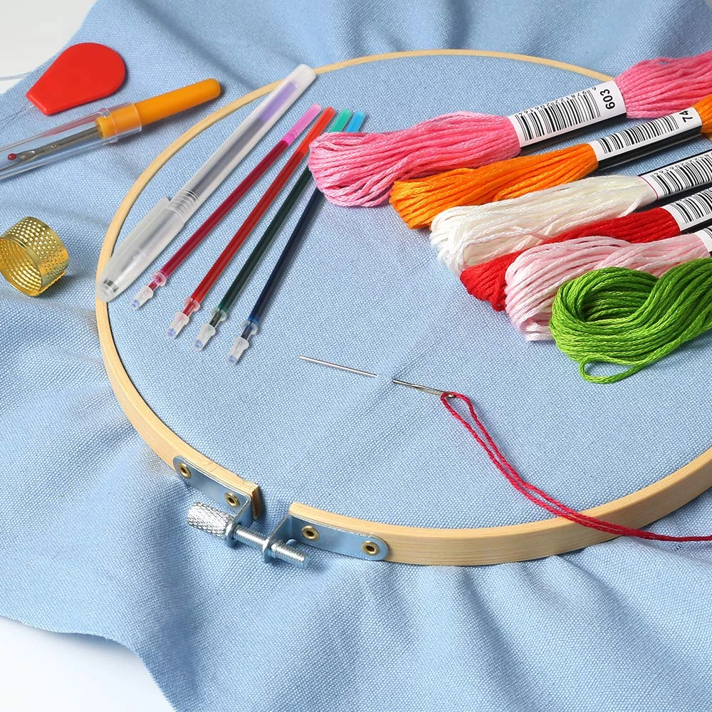 6 Pieces Fabric For Embroidery, Including 6 Colors Embroidery Fabric 5 Colors Water-Soluble Pens For Embroidery Projects And Upholstery Decoration, 11.8 By 11.8-Inch 18 6 Pieces Fabric For Embroidery, Including 6 Colors Embroidery Fabric 5 Colors Water-Soluble Pens For Embroidery Projects And Upholstery Decoration, 11.8 By 11.8-Inch - Image 16