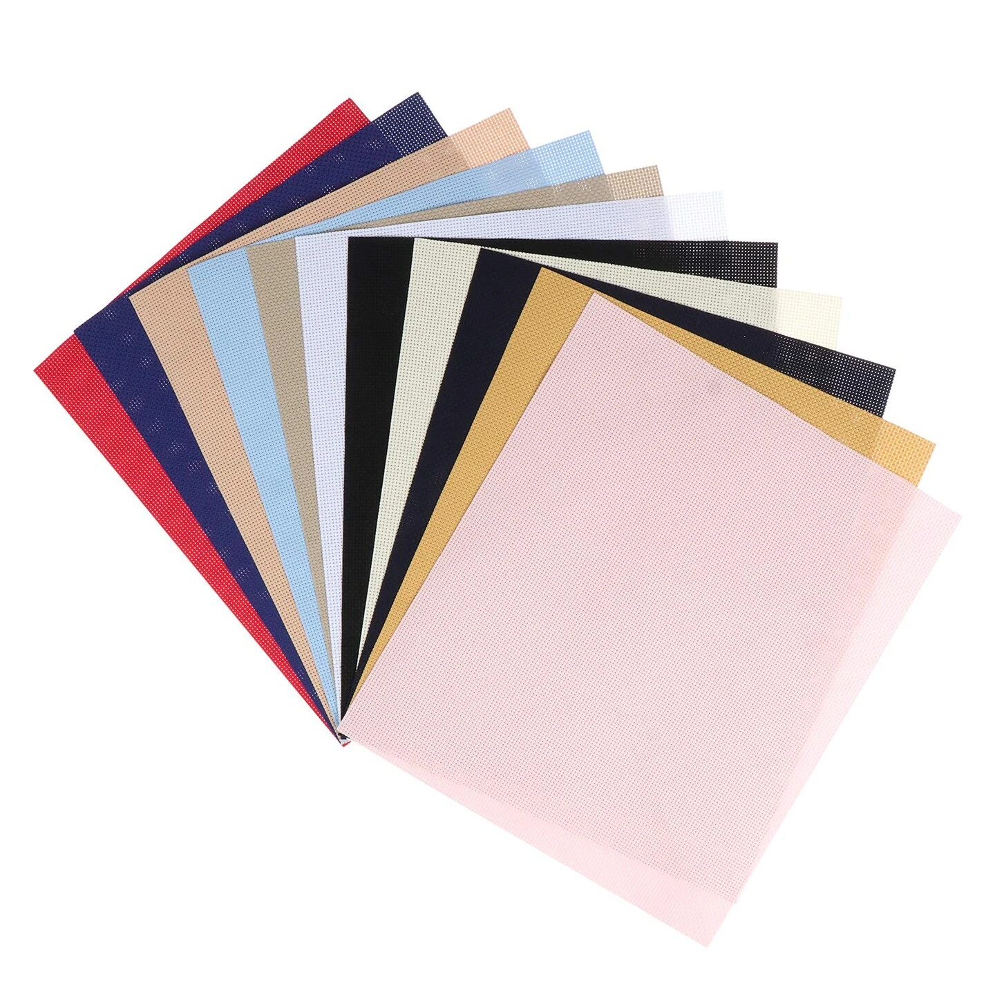 11pcs Cross Stitch Fabric DIY Cross Stitch Aida Cloth Fabric For Embroidery DIY Handmade Art Craft (5.9×5.9in) 3 11pcs Cross Stitch Fabric DIY Cross Stitch Aida Cloth Fabric For Embroidery DIY Handmade Art Craft (5.9×5.9in)