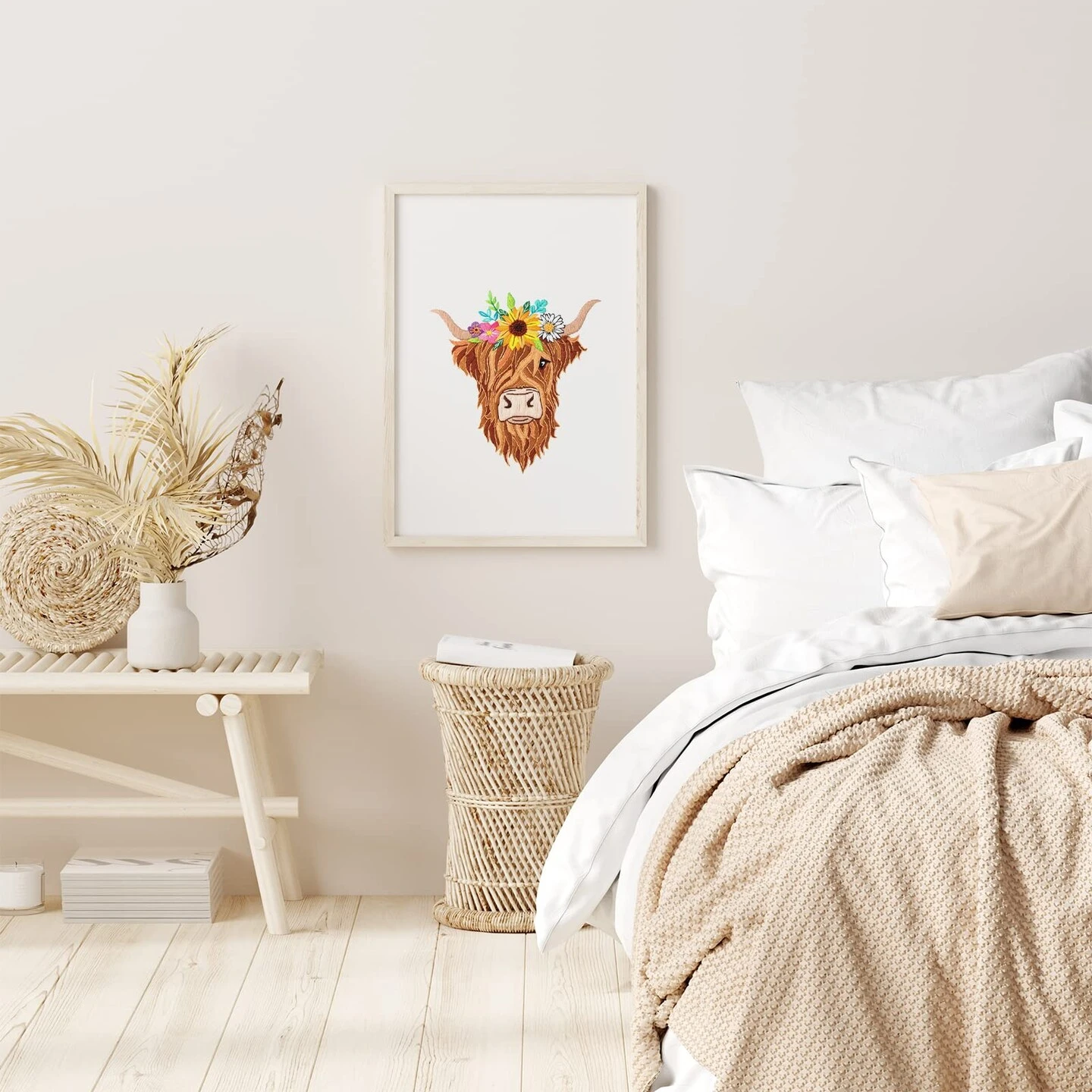 Animal Embroidery Kits For Beginners With Highland Cow Pattern,Adults Starter Cross Stitch Kit DIY Needlepoint 12 Animal Embroidery Kits For Beginners With Highland Cow Pattern,Adults Starter Cross Stitch Kit DIY Needlepoint - Image 10