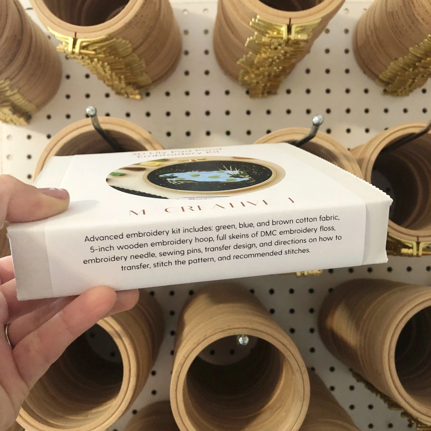 3D Lily Pad Pond - Advanced Hand Embroidery DIY Craft Kit 20 3D Lily Pad Pond - Advanced Hand Embroidery DIY Craft Kit - Image 18