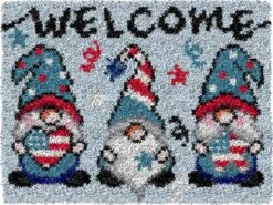 Latch Hook Kits For Adults Kids Christmas Rug Making Kits With Printed Canvas Carpet Tapestry Kits DIY Needlework Doormat Creative Gift Home Decoration 20.5Inch X13.8Inch (Blue) 26 Latch Hook Kits For Adults Kids Christmas Rug Making Kits With Printed Canvas Carpet Tapestry Kits DIY Needlework Doormat Creative Gift Home Decoration 20.5Inch X13.8Inch (Blue) -Michaels Stores 43226790910000 1