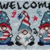 Latch Hook Kits For Adults Kids Christmas Rug Making Kits With Printed Canvas Carpet Tapestry Kits DIY Needlework Doormat Creative Gift Home Decoration 20.5Inch X13.8Inch (Blue) 1 Latch Hook Kits For Adults Kids Christmas Rug Making Kits With Printed Canvas Carpet Tapestry Kits DIY Needlework Doormat Creative Gift Home Decoration 20.5Inch X13.8Inch (Blue) -Michaels Stores 43226790910000