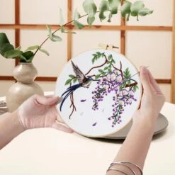 3 Sets Hummingbird Embroidery Kit For Beginners Needlepoint Kits For Adults Cross Stitch Kits With Clear Instructions,Easy Funny Stamped Bird Patterns Fabric Hand Crafts 36 3 Sets Hummingbird Embroidery Kit For Beginners Needlepoint Kits For Adults Cross Stitch Kits With Clear Instructions,Easy Funny Stamped Bird Patterns Fabric Hand Crafts -Michaels Stores 43226888165424 2