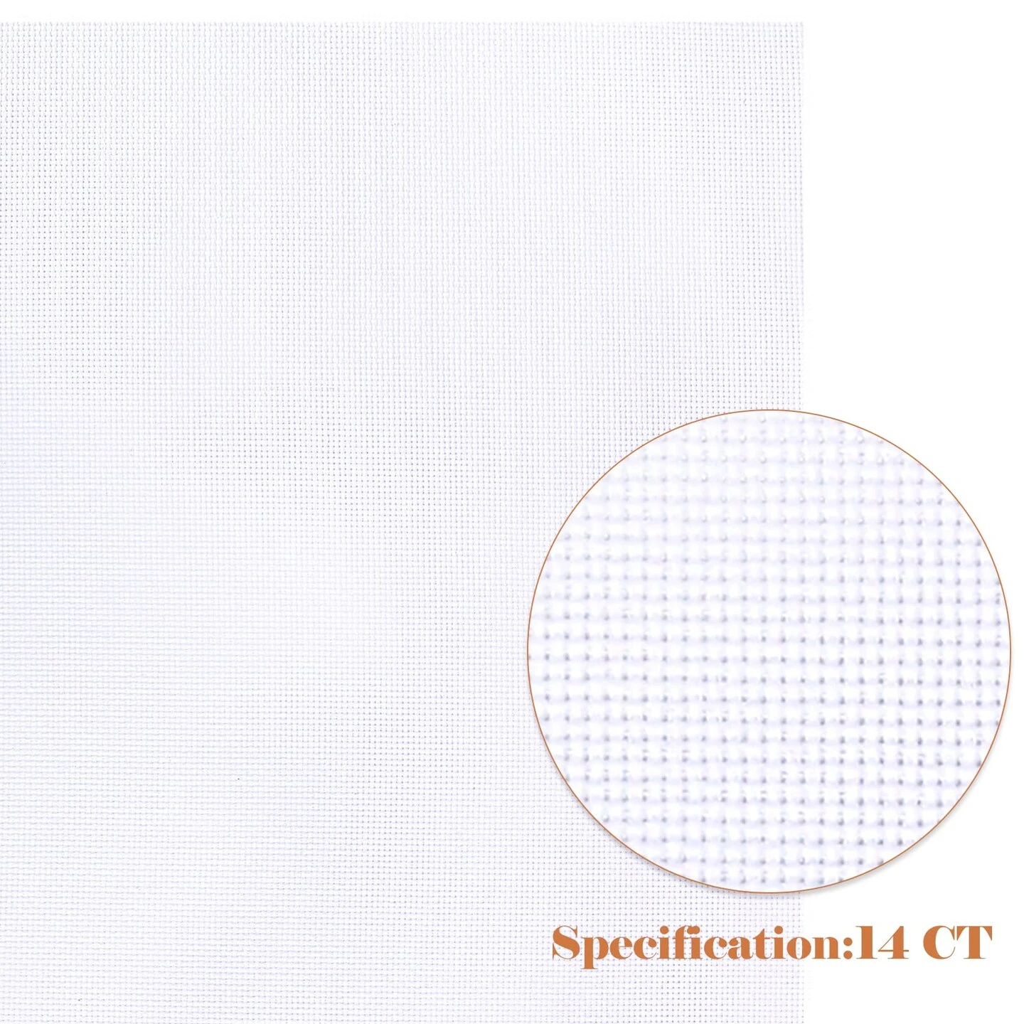 6 Pieces Aida Cloth 14 Count White Cross Stitch Fabric For Craft Embroidery, Handmade Needlework, DIY Handicrafts, 12 By 18-Inch 13 6 Pieces Aida Cloth 14 Count White Cross Stitch Fabric For Craft Embroidery, Handmade Needlework, DIY Handicrafts, 12 By 18-Inch - Image 11