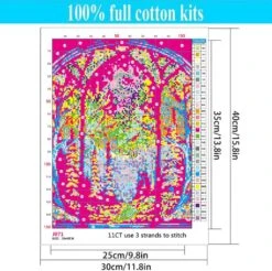 Starry Night Stamped Cross Stitch Kits - Tree Counted Cross Stitch Kits For Beginners Adults Needlepoint Moon Cross-Stitch Patterns Dimensions Needlecrafts Embroidery Kits Arts And Crafts 24 Starry Night Stamped Cross Stitch Kits - Tree Counted Cross Stitch Kits For Beginners Adults Needlepoint Moon Cross-Stitch Patterns Dimensions Needlecrafts Embroidery Kits Arts And Crafts -Michaels Stores 43227553241136