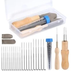 Needle Felting Kit, Wool Felting Needles, 4 Sizes Felting Needles With Needle Bottle Felting Tool Holders, Complete Needle Felting Tools Kit Needle Felting Supplies For Beginner Professional 32 Needle Felting Kit, Wool Felting Needles, 4 Sizes Felting Needles With Needle Bottle Felting Tool Holders, Complete Needle Felting Tools Kit Needle Felting Supplies For Beginner Professional -Michaels Stores 43228013549616 2