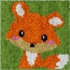Latch Hook Kits Rug Fox Crochet Yarn Cushion Colour Pre-Printed Canvas Cover Rug Needlework DIY Hook And Latch Kit Christmas Home Decoration 30x30cm/12 X12inch 2 Latch Hook Kits Rug Fox Crochet Yarn Cushion Colour Pre-Printed Canvas Cover Rug Needlework DIY Hook And Latch Kit Christmas Home Decoration 30x30cm/12 X12inch -Michaels Stores 43228259440688